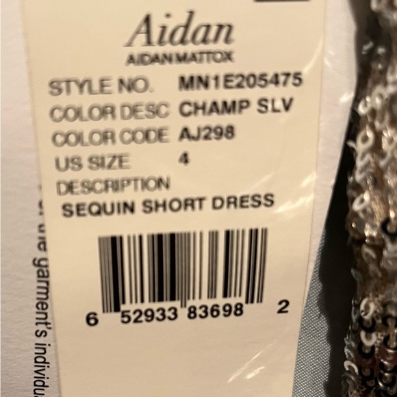 BRAND NEW Aiden Mattox Sequines Dress - Picture 6 of 7